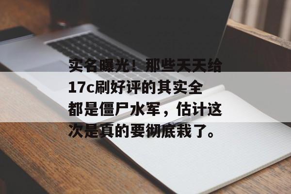 实名曝光！那些天天给17c刷好评的其实全都是僵尸水军，估计这次是真的要彻底栽了。